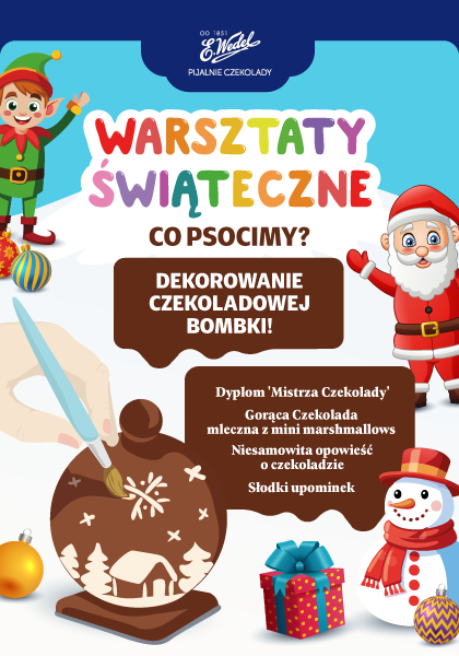 Bożonarodzeniowe warsztaty czekoladowe dla dzieci